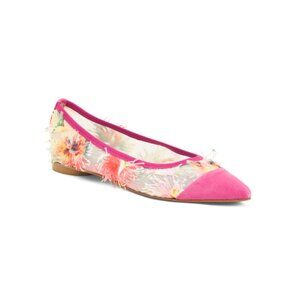 NUR ITALY Fuchsia Made In Italy Margherita Flats
